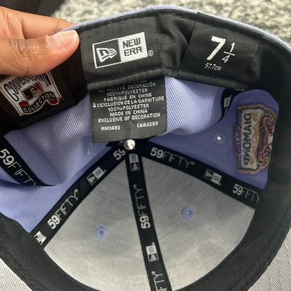 New Era Arizona Diamondbacks fitted cap Size 7 1/4 - Picture 4 of 7